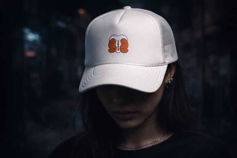 STS3BA3 Trucker Cap | Crypto Streetwear Hat | Web3 Minimal Cap | Digital Era Hat | Tech Underground Style image 1