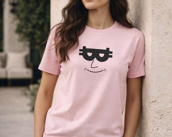 Camiseta rosa de Bitcoin Satoshi | Ropa urbana cripto | Camiseta cypherpunk | Camiseta BTC | Ropa Bitcoingirl | Camiseta Bitcoiner