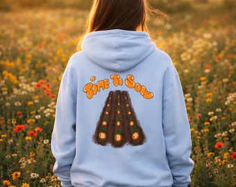 Sudadera Bitcoin Time To Sow | Sudadera de estilo urbano cripto | Sudadera para inversores en Bitcoin | Diseño de cultivo de BTC | Regalo cripto | Sudadera Satoshi