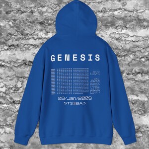 Bitcoin Genesis Hoodie Black | Crypto Streetwear Hoodie | Bitcoin Hoodie | Satoshi Nakamoto | Web3 Clothing | STS3BA3 | Bitcoin Apparel image 13