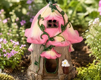 Whimsical Solar Tree House Garden Light – Charming Outdoor Decor