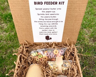 DIY Kids Bird Feeders, Kids Craft Kit, Bird Feeder Kit, DIY Bird Feeder, Bird Feeder for Kids, Wild Bird Feeder, DIY Kit for Kids, Outdoor