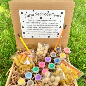 Pasta Necklace Craft, craft kits for kids, kids craft kits, craft kit for kids, craft kit, craft kits, kids crafts, art kit for kids