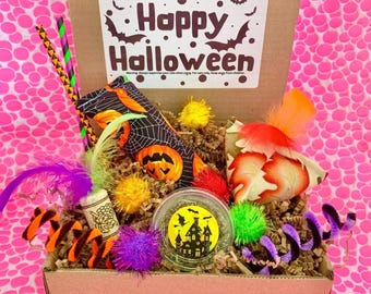 ハロウィン猫用おもちゃ箱
