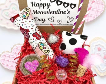 Valentine’s Day Cat Toy Box