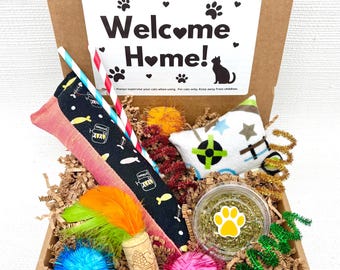 Welcome Home Cat Toy Box