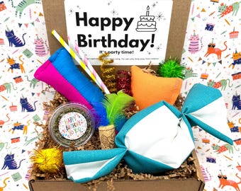 誕生日猫用おもちゃ箱