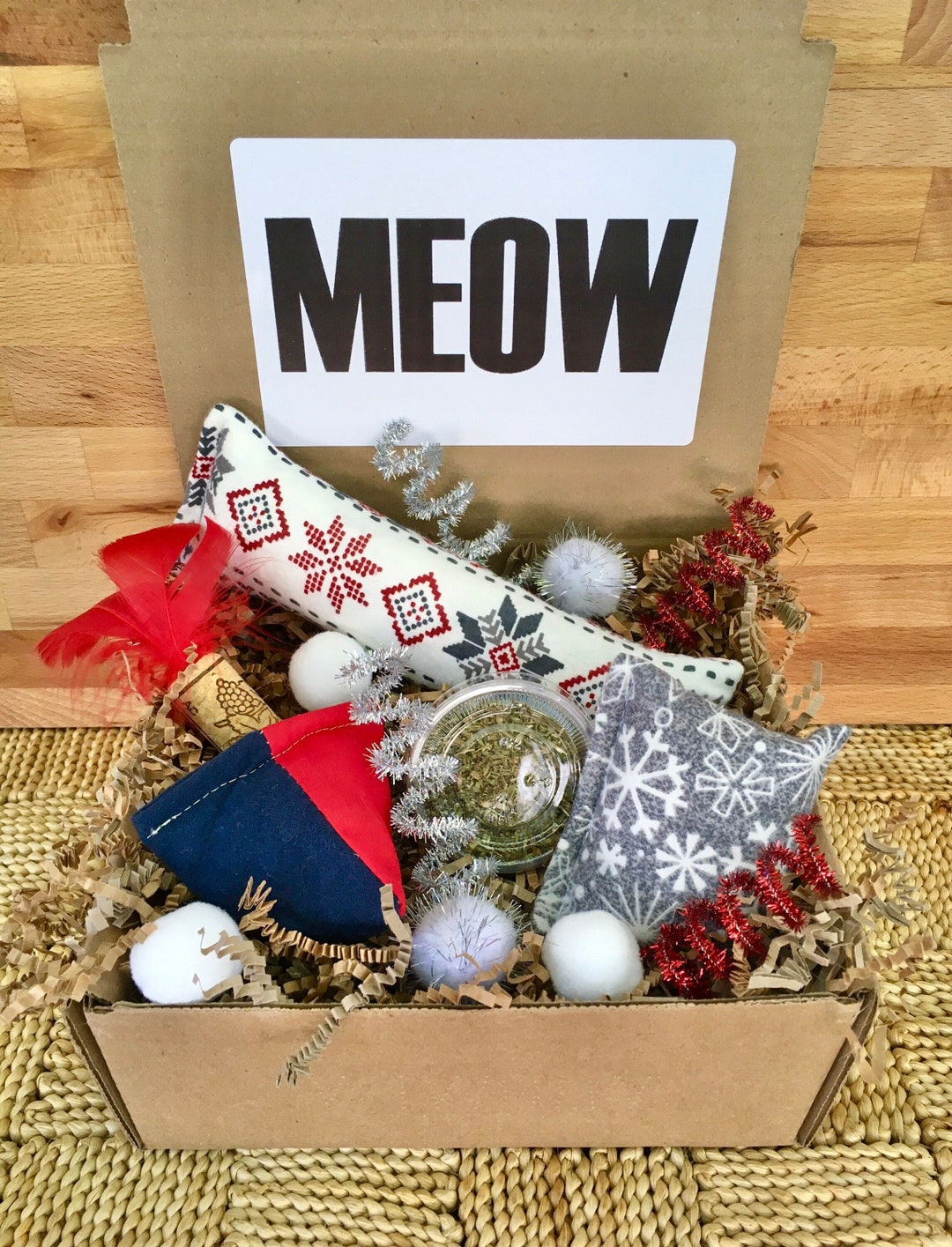 Cat Toy Box, Cat Gift Box, Catnip Toy, Cat Food Toy, Catnip Taco, Taco