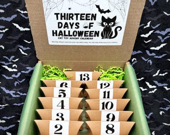 Cat Toy Advent Calendar - 13 Days of Halloween