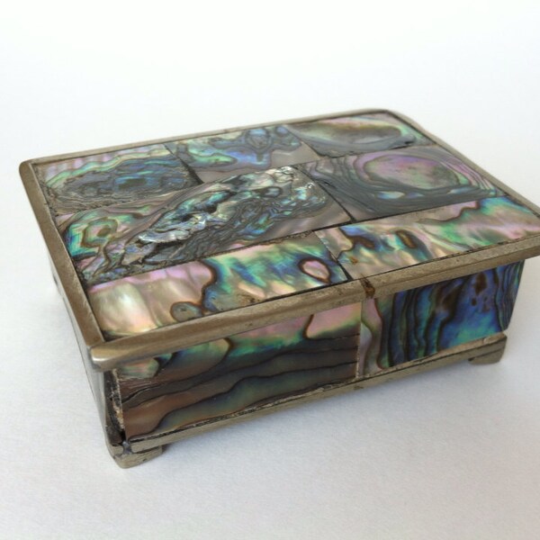 Mother of Pearl Trinket Box