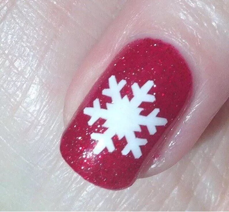 Christmas Vinyl Nail Stencils | Etsy