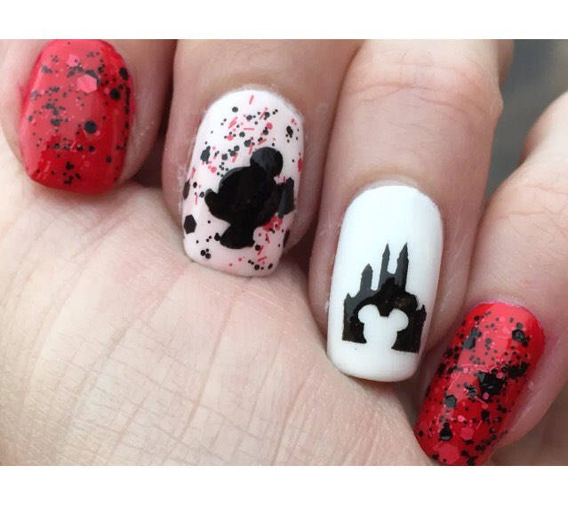 Disney Mickey Mouse Vinyl Nail Stencils - Choose Disney World or Crui…