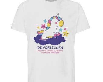 Funny DevOps Unicorn T-Shirt | Geeky Coder Gift