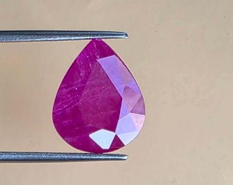 Natural Ruby (Maanik) 10.77 Ct Mozambique Origin Gemstone for Ring & Astrology