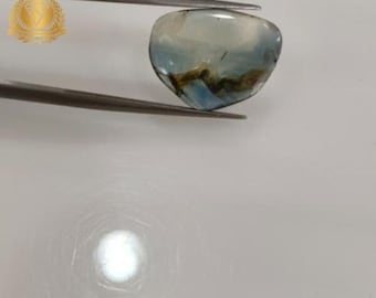 Natural Bi-Color Blue And Yellow Sapphire 6.45 Ct Fancy Shape | Certified Unheated Gemstone for Ring & Astrology