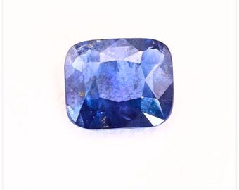 Natural Blue Sapphire (Neelam) 10 CT | Ceylon Sri Lanka | GFCO Certified | Loose Gemstone for Jewelry & Vedic Astrology