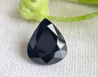 Natural Blue Sapphire (Neelam) 7 CT | Pear Shape | Kanchanaburi Origin | Loose Gemstone for Ring, Pendant & Vedic Astrology