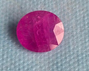 Natuurlijke Birma-robijn (Maanik) 9,65 kt ovale edelsteen voor ringen en astrologie