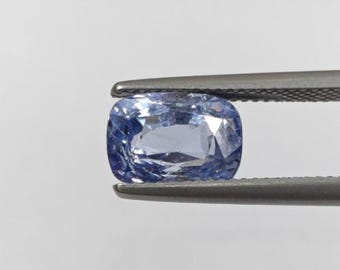 Natural Unheated Blue Sapphire (Neelam) 5.06 Ct Cushion Cut GFCO Certified Sri Lanka Origin Gemstone