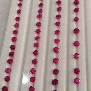 Natural Ruby Lot 61.10ct Faceted Untreated Gemstones for Jewelry Making (Johnson Origin)