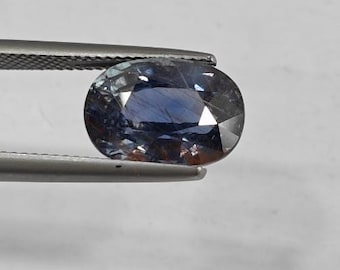Natural Unheated Blue Sapphire (Neelam) 9.34 Ct Oval Shape | Madagascar Origin | Certified Gemstone for Ring & Astrology