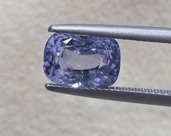Natural Unheated Blue Sapphire 5.07Ct Cushion Cut Royal Blue Sri Lankan Neelam