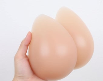 Pettorale in silicone pieno, per giochi di travestitismo, protesi in silicone, tonalità della pelle realistica, unisex
