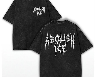 Metal Font Protest Shirt, Human Rights Activist Tee, Immigration Justice Graphic T Shirt, Unisex Social Justice Gift