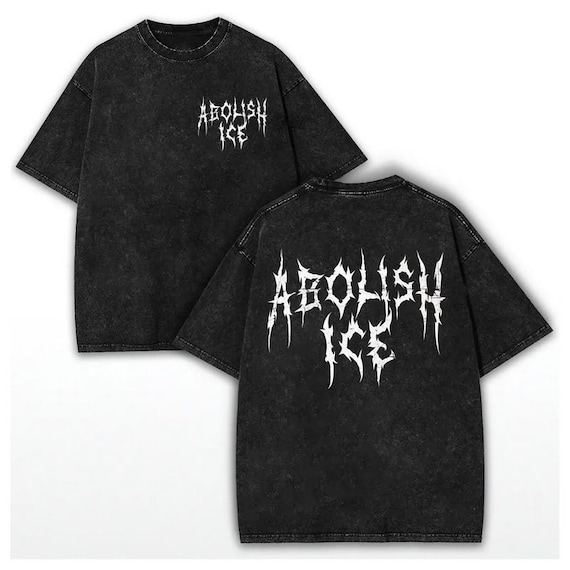 Metal Font Protest Shirt, Human Rights Activist Tee, Immigration Justice Graphic T Shirt, Unisex Social Justice Gift