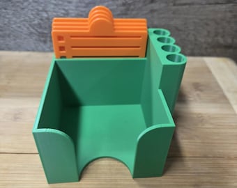 Post it note desk organizer