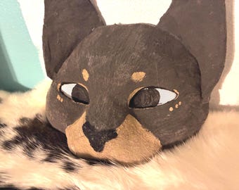 Masque de chat brun Therian !