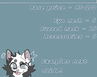 Therian mask commissions!!