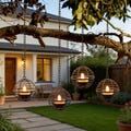 4Pack Waterproof solar pendant lights –Outdoor garden decorative lights – Patio solar pendant lights – Patio lighting decorations.Bestseller