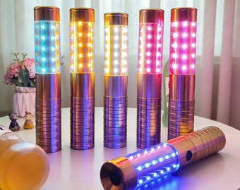 Varita luminosa LED recargable para fiestas, luz LED portátil para bares, karaokes, conciertos y decoración de fiestas nocturnas. ¡Superventas!