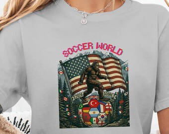 2026 World Cup Yeti T-Shirt, Soccer Fan Tee, Bella Canvas Unisex Shirt