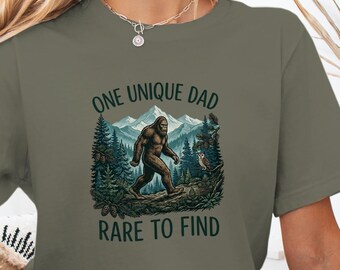 Bigfoot Tee, Vintage Nature Lover T-Shirt, One-of-a-Kind Dad Design