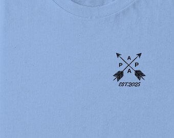 Papa T-Shirt, Father's Day Gift,  Text, Casual Dad Style