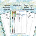 A5 Mystery Coloring Tracker Notepad – Color Code Organizer for Mystery Coloring Books product logo