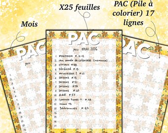 A5 Coloring PAC Notepad for Mystery Coloring – Coloring Organization & Creative Planning