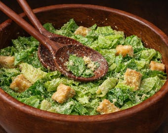 Receta de ensalada César: Aderezo de anchoas y huevo (sin mayonesa)