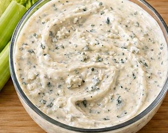 Blue Cheese Dressing Recipe | Thick Steakhouse Dip, Wing Sauce (PDF Download)
