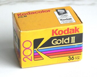 Kodak Gold II 200 35 mm-film – verlopen: 1995 – 36 opnamen – ongeopende doos – jaren 90-look