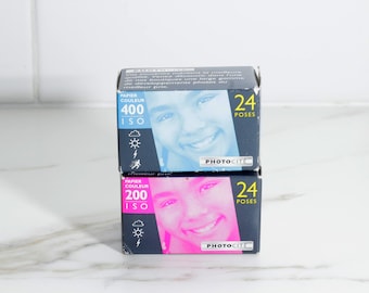 2 rollen Photo Cite 35 mm kleurenfilmbundel: ISO 200 en 400, 24 opnamen (verlopen)