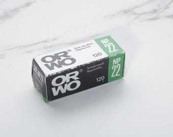 ORWO NP22 120 mediumformaat film – verlopen: 04/1992 – zwart-wit – ongeopende vintage rol