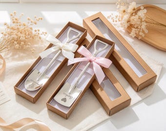 Personalized Ice Cream Shovel with Gift Box, Custom Name Dessert Spoon, Engraved Stainless Steel, Funny Custom Gift for Dad Mom Grandpa