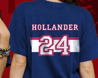 Jerseyshirt Shane Hollander 24, T-shirt geïnspireerd op verwarmde rivaliteit, T-shirt Ilya Rozanov | T-shirt hockeyjersey, shirt Hollanov stel, cadeau voor hem