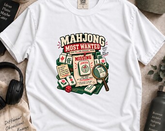 Funny Mahjong Missing Joker Detective Shirt, Game Night Tee
