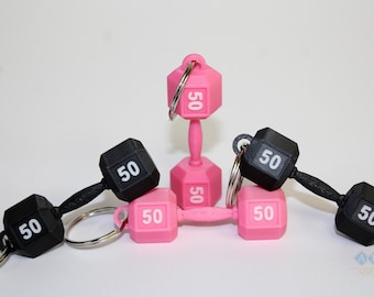 Mini-haltersleutelhanger | 3D-geprint sporttasaccessoire