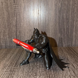 Dark Knight Pen Holder | 3D Printed Desk Organizer | Superhero Office Accessory image 1