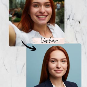 Professionelles Bewerbungsfoto mit KI | Business Portrait | LinkedIn Foto | AI Headshot | Lebenslauf Bild für Bewerbungsvorlage